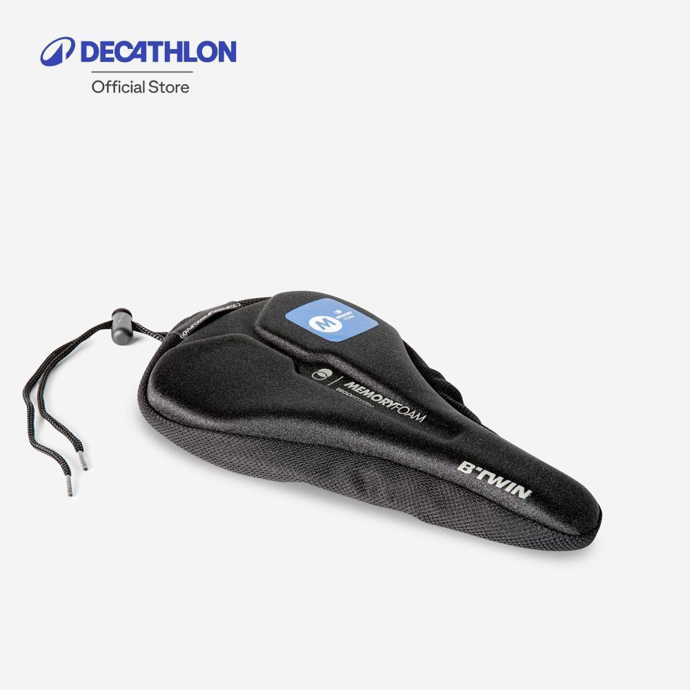 Decathlon 500 Memory Foam Saddle Cover Size M เบาะหุ้มอานแบบโฟมคืนสภาพ รุ่น 500 ขนาด M - Black
