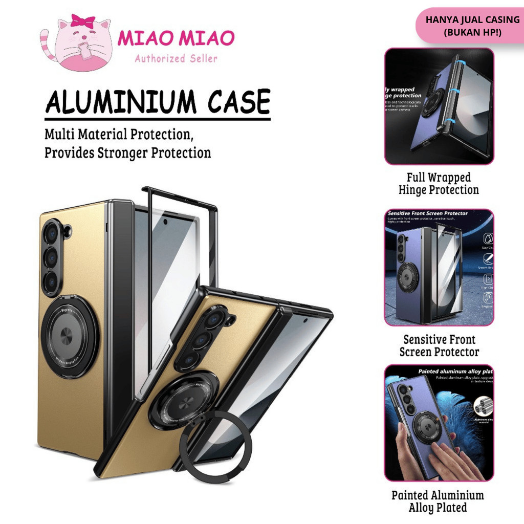 สําหรับ Samsung Galaxy Z FOLD 8 ULTRA / Z FOLD 8 / Z FOLD 7 / Z FOLD 6 / Z FOLD 5 Casing Case Magnet