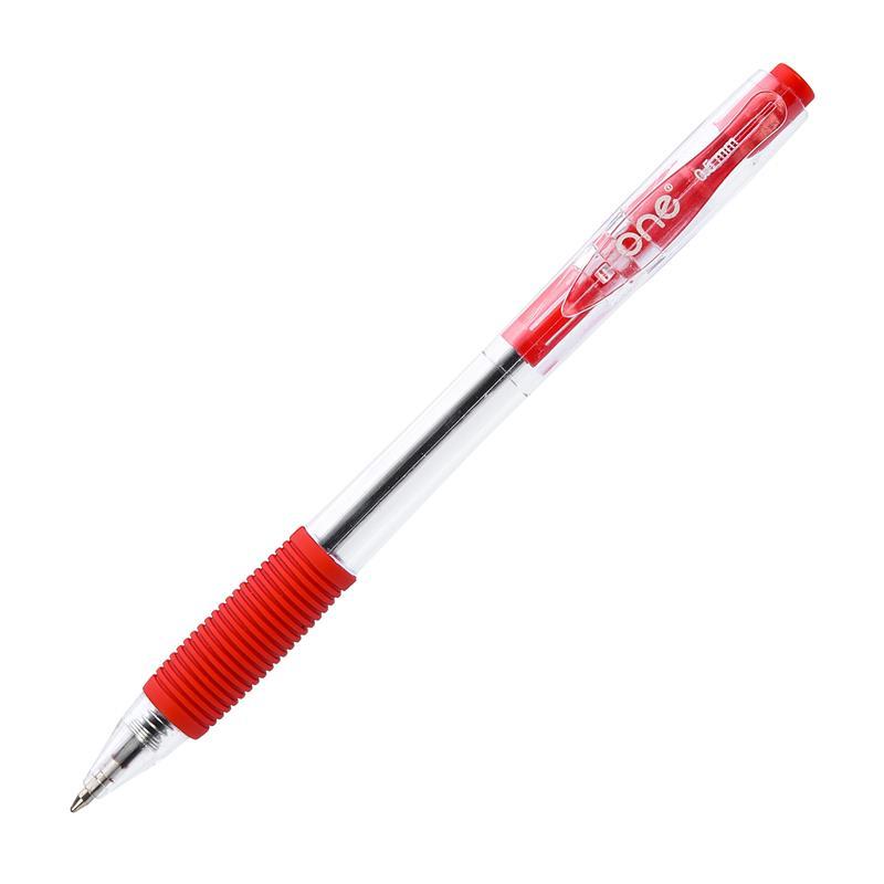 ปากกาลูกลื่น 0.5 มม. ONE รุ่น XT-209 สีแดง