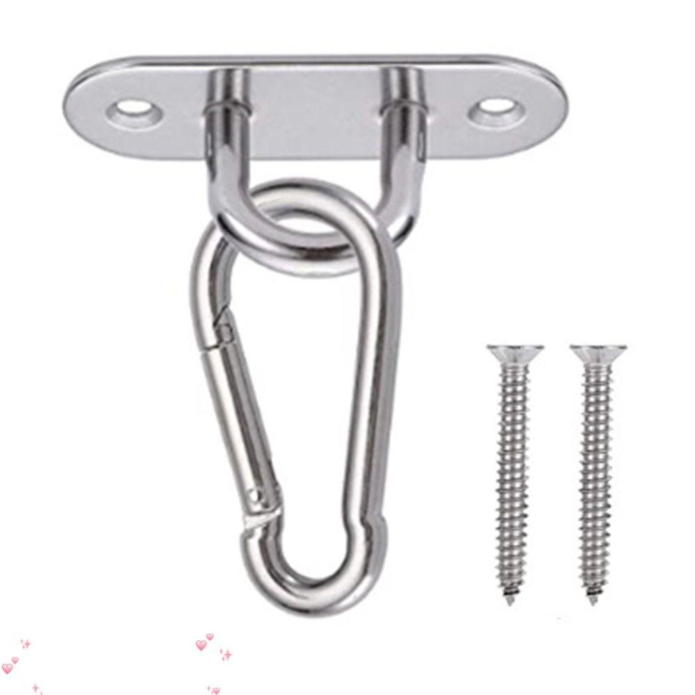 AULORAMT 1/5 ชุด U Hooks Mount Hook Heavy Duty Wall U เรือ Snap Hook
