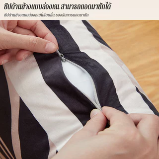 ปลอกหมอนอิงโซฟา 45x45cm สไตล์วินเทจแบบฝรั่งเศส มีซิป ถอดซักได้ นุ่มสบาย ตกแต่งบ้าน ไม่มีแกนหมอน