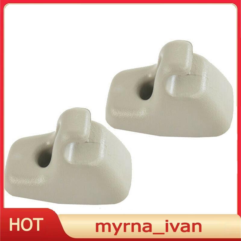 2 PC รถด้านหน้า Sun Visor Retainer คลิปสําหรับ 2009-2019 Ram 1500 2500 3500 4500 5500 1HS09BD1AA