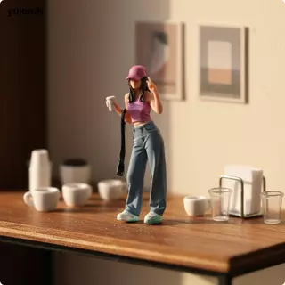 [ยูกสก] 1/64ขนาดมือวาดรูปแสดงสะสม1:64สาวหุ่นฝีมือที่ละเอียดอ่อนทาสีขนาดเล็กรูป
