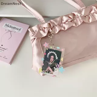 [DreamNest] น่ารักสีสัน Star Photocard Holder 3 นิ้วผู้ถือบัตร Idol Photo Storage Card Display ป้องกันจี้ Card Organizer ของขวัญ (th)