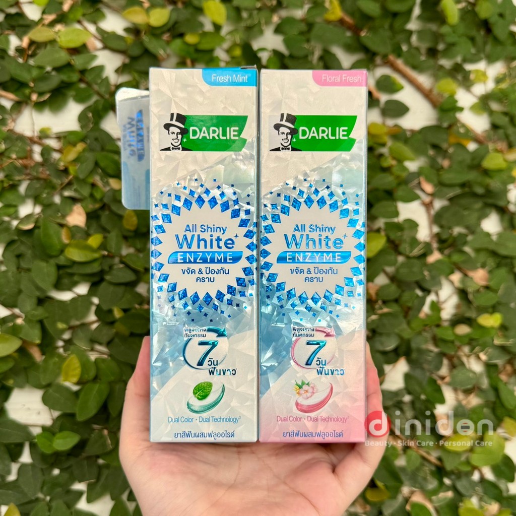 ((dinidon Shop)) Darlie Toothpaste All Shiny White Enzyme 120 G.