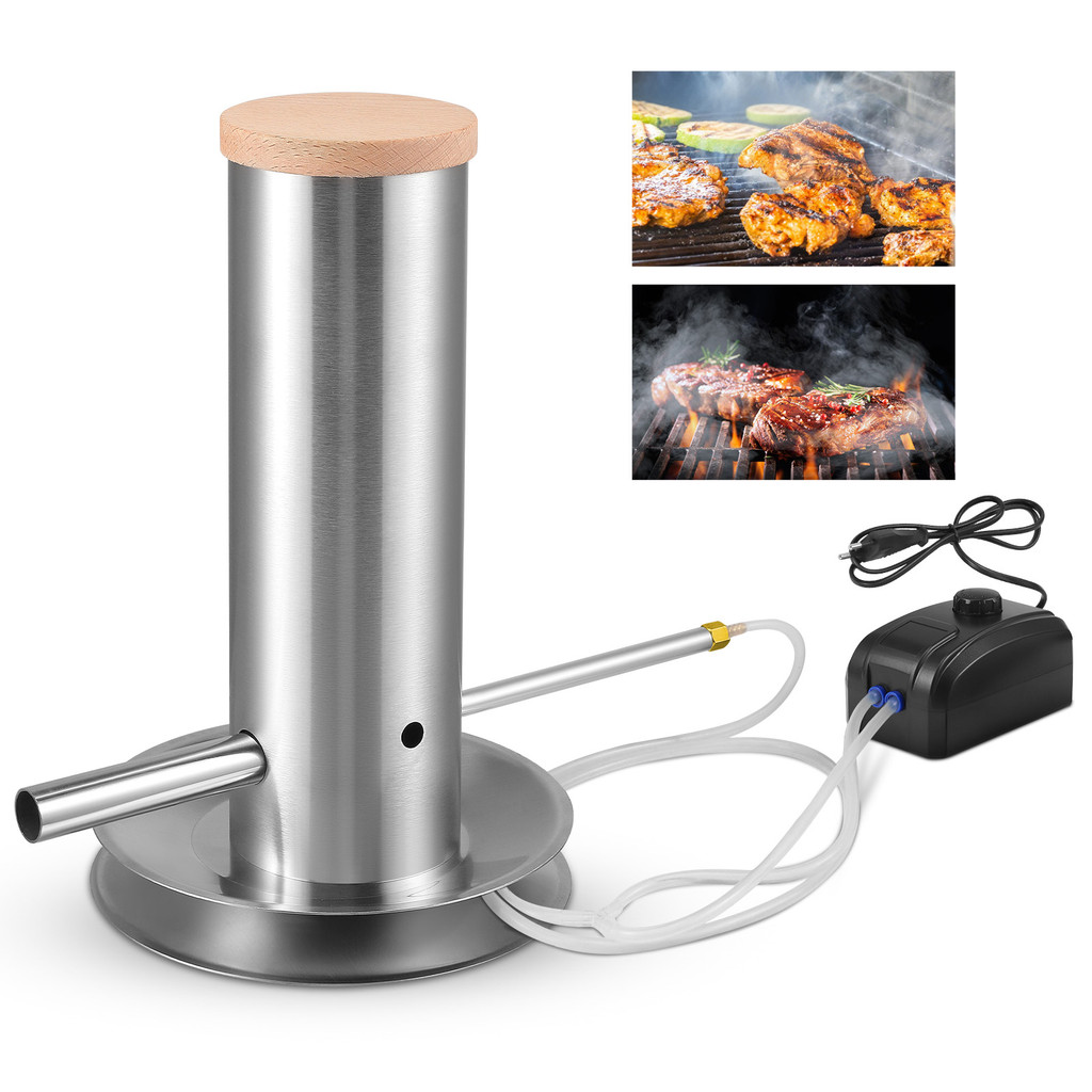 COD Smoker Generator Smoker Box for Cold and Warm/Hot Smoking, W-ood Chips BBQ Smoker for G-as