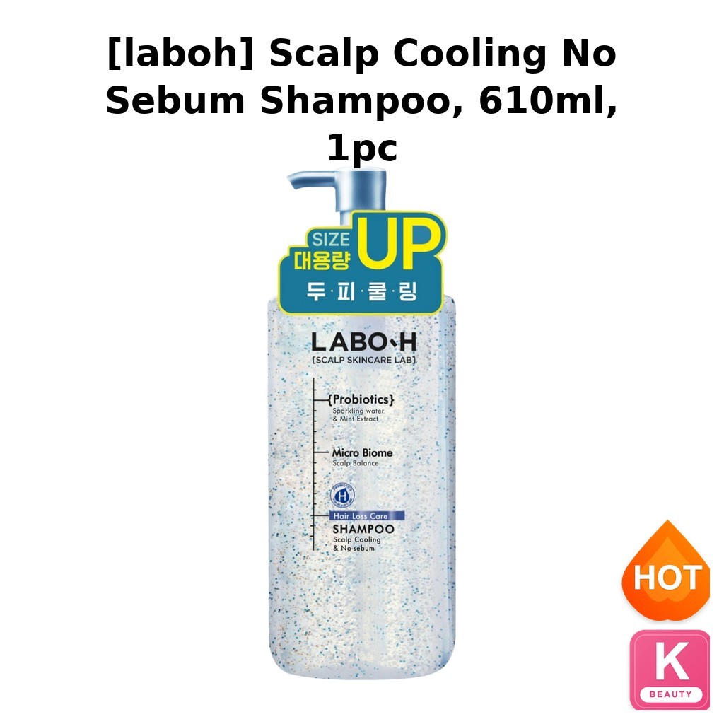 [laboh] Scalp Cooling No Sebum Shampoo, 610ml, 1pc / Korean Shampoo / Scalp Cooling / ของแท้ 100% โด