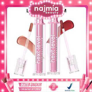 Najmia Ofc Hanasui Next Level Liplast Cream l Lip Cream Tahan Lama Pigmented Matte Finish Coverage