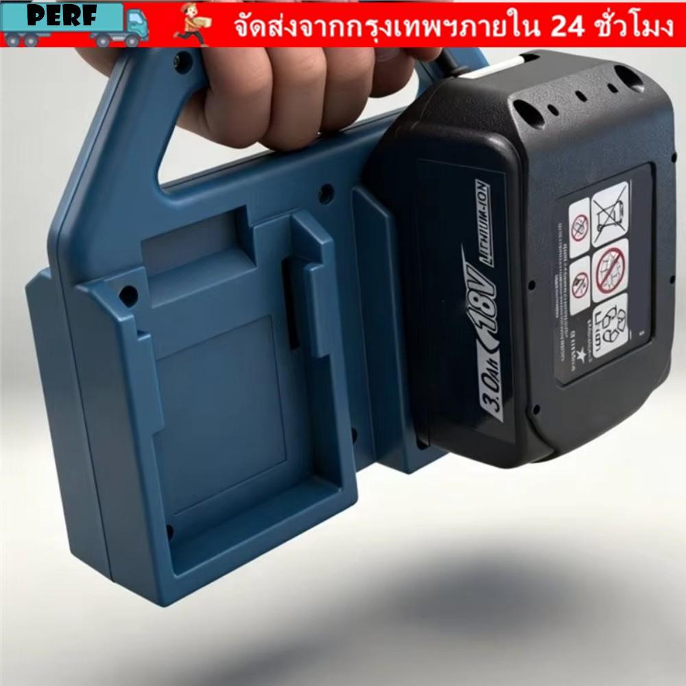 MAKITA สมบูรณ์แบบ ชั้นเก็บแบตเตอรี่ลิเธียม,ตะกร้าเก็บมือถือที่ยึดแบตเตอรี่,แบตเตอรี่แบบพกพาที่ทนทานขาตั้งแบบพกพาสําหรับ ดู 18โวลต์ การจัดเก็บพื้นงา