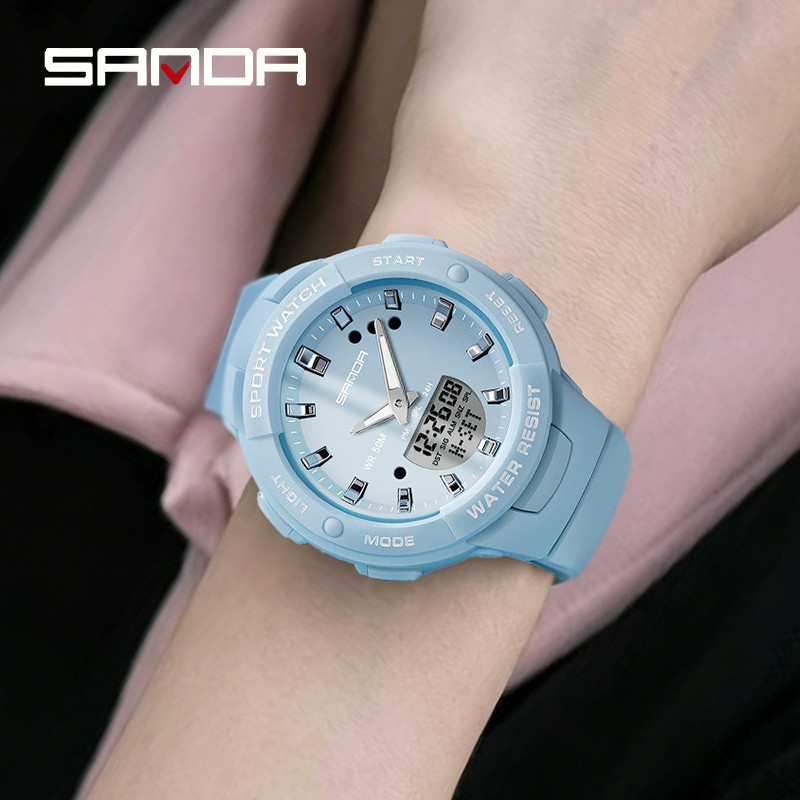 sanda 6005 นาฬิกาข้อมือสปอร์ต