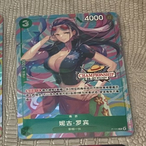 One Piece Chinese-Nico Robin P-111 One Piece City Championship 26-27 Season