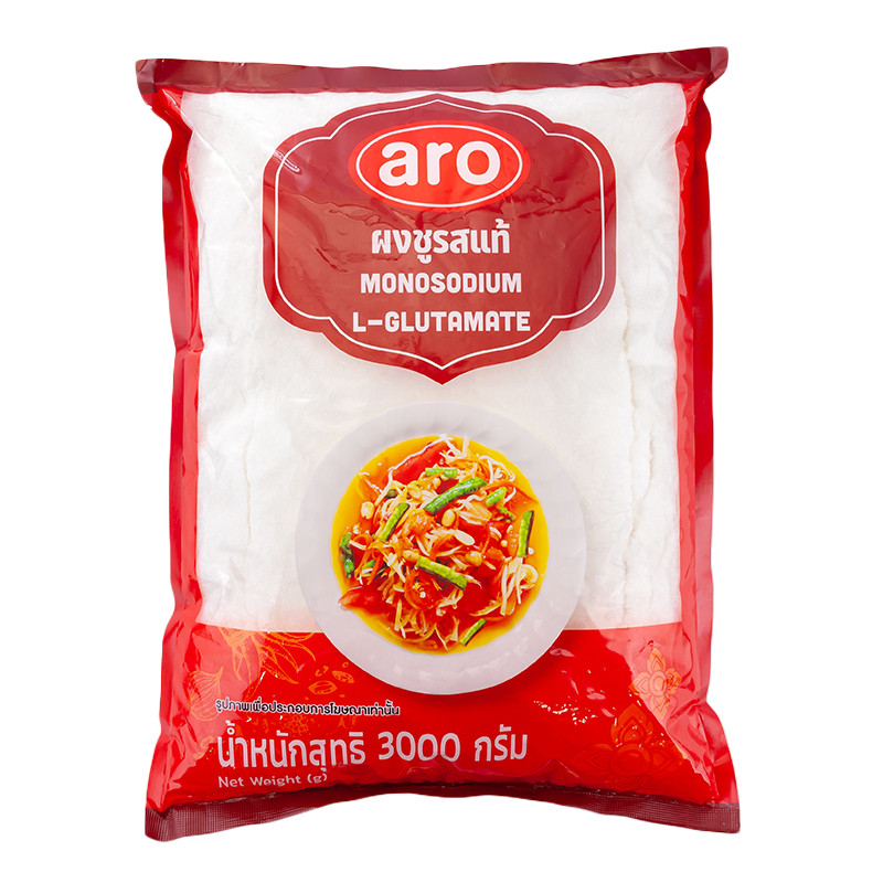 เอโร่ ผงชูรส 3 กก. (ARO Monosodium Glutamate 3 kg)