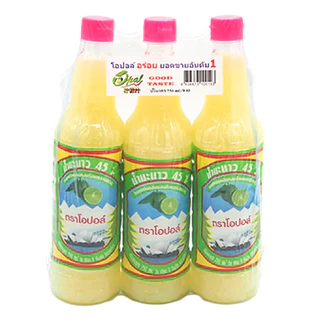 น้ำมะนาวโอปอล์ 45% ขนาด 750 มล. x 3 ขวด เปรี้ยวหอมคงที่ ยำส้มตำรสไม่เพี้ยน ไม่ต้องคั้นจนมือลอก โปโลแมน POLOMAN