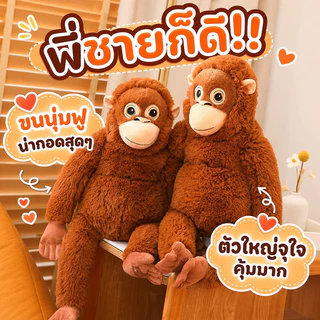 ตุ๊กตากอริลล่า ตุ๊กตาลิง Punchi-kun ตุ๊กตาขนฟู นุ่มน่ารัก ความยืดหยุ่นที่ดี ของขวัญวันเกิด
