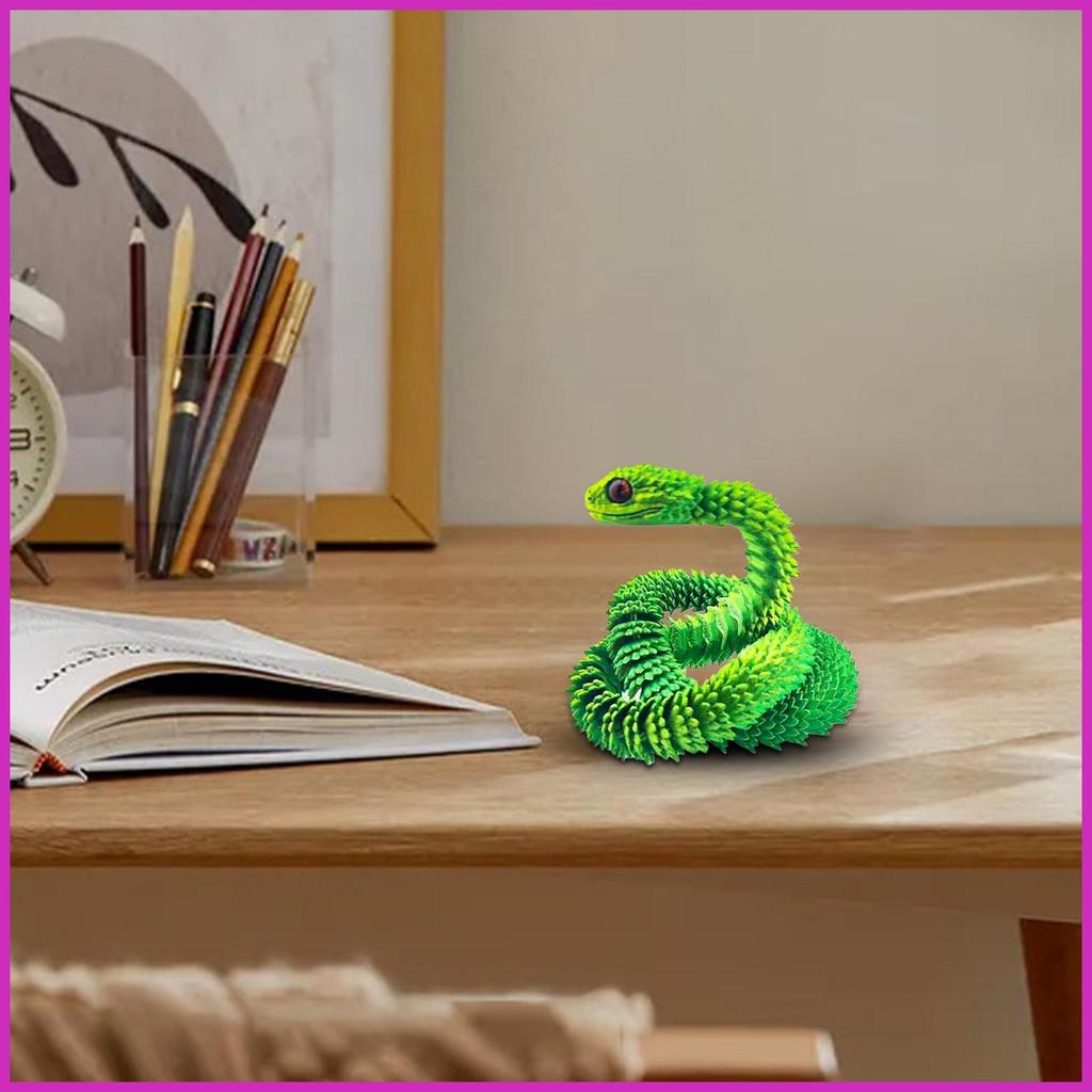 Articulated Snake Model Desktop Articulated Snake Collectibles Creative Snake Model Sensory Toys Des