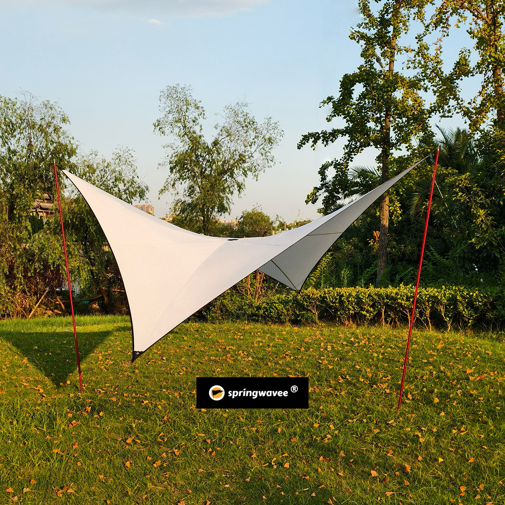 Springwavee Sky Curtain Double Rate 20D Dragon Scale ครีมกันแดด 3 * 3m Diamond Sky Curtain TARP01