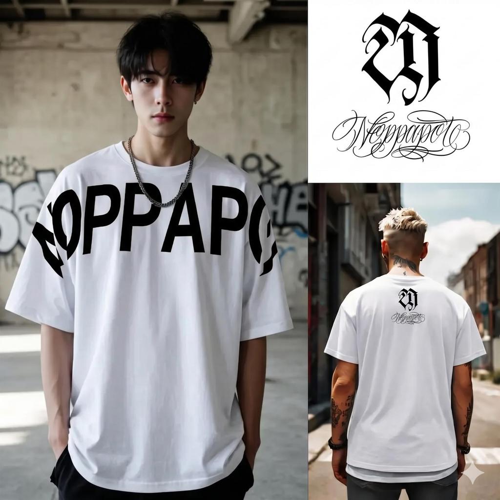 เสื้อยืด Fashion สกรีน NC41 เนื้อผ้า Cotton 100%