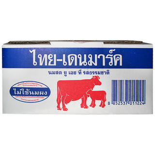 ไทยเดนมาร์คนมยูเอชทีรสจืด 250มล. แพค 12 Thai Denmark UHT Milk Plain 250ml. Pack 12 [หมายเลขบาร์โค้ด 8852537011224 ]
