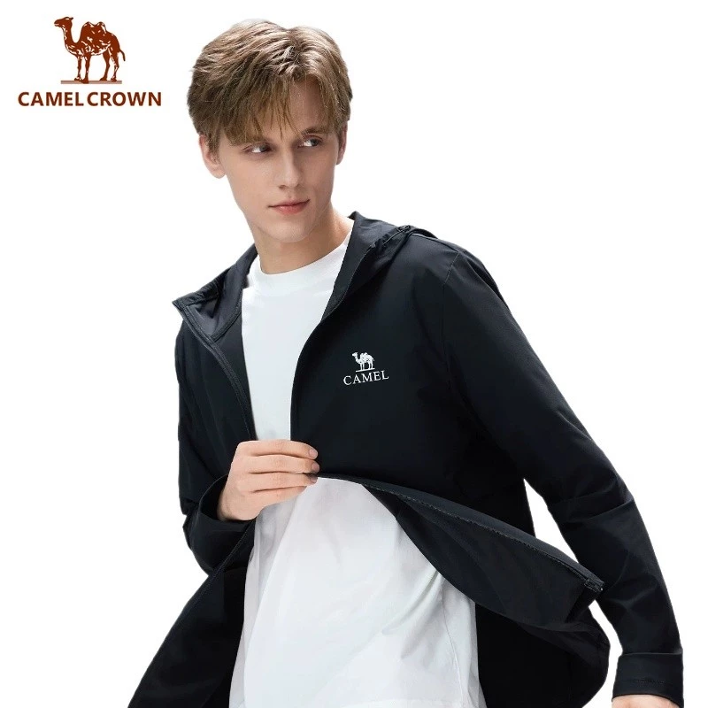 CAMEL CROWN เสื้อกันแดด กิจกรรมกลางแจ้ง ปีนเขา เดินป่า กันแดด ใช้ร่วมกันได้ทั้งชายและหญิง ระบายอากาศได้ดี แจ็คเก็ตสปอร์ต UPF1000+ กันรังสีอัลตราไวโอเลต