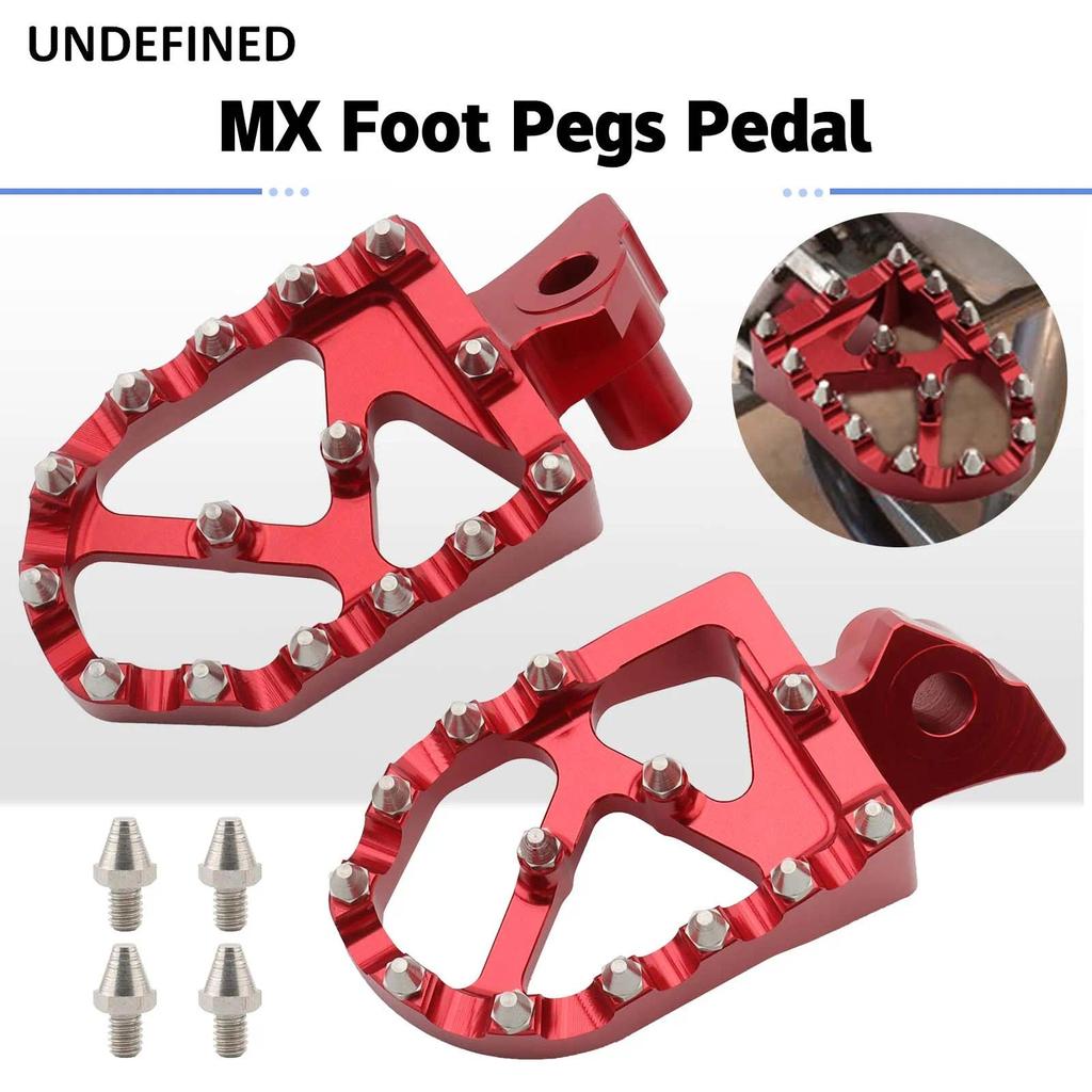 B Motorcycle Motocross Foot Pegs Footrests For Honda CR 125 250 500 CR125 CR250 CR500 CR125R CR250R 