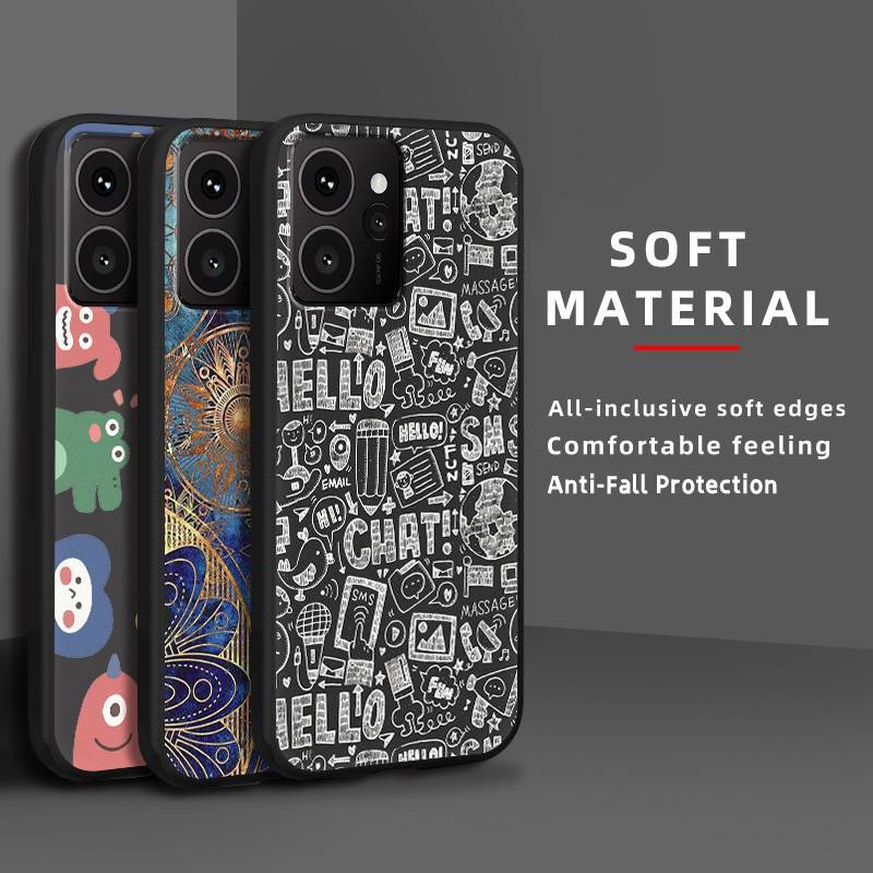 การ์ตูนกันกระแทกเคสโทรศัพท์สําหรับ Nokia HMD Skyline TPU Anti-knock ซิลิโคนป้องกันแฟชั่นออกแบบ Soft 