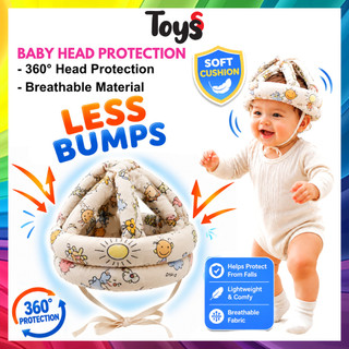 🔥Toyss Baby Helmet Baby 1 Tahun Baby Head Protection Baby Helmet Head Protection Baby Head Protector for Baby 寶寶 防摔 護頭
