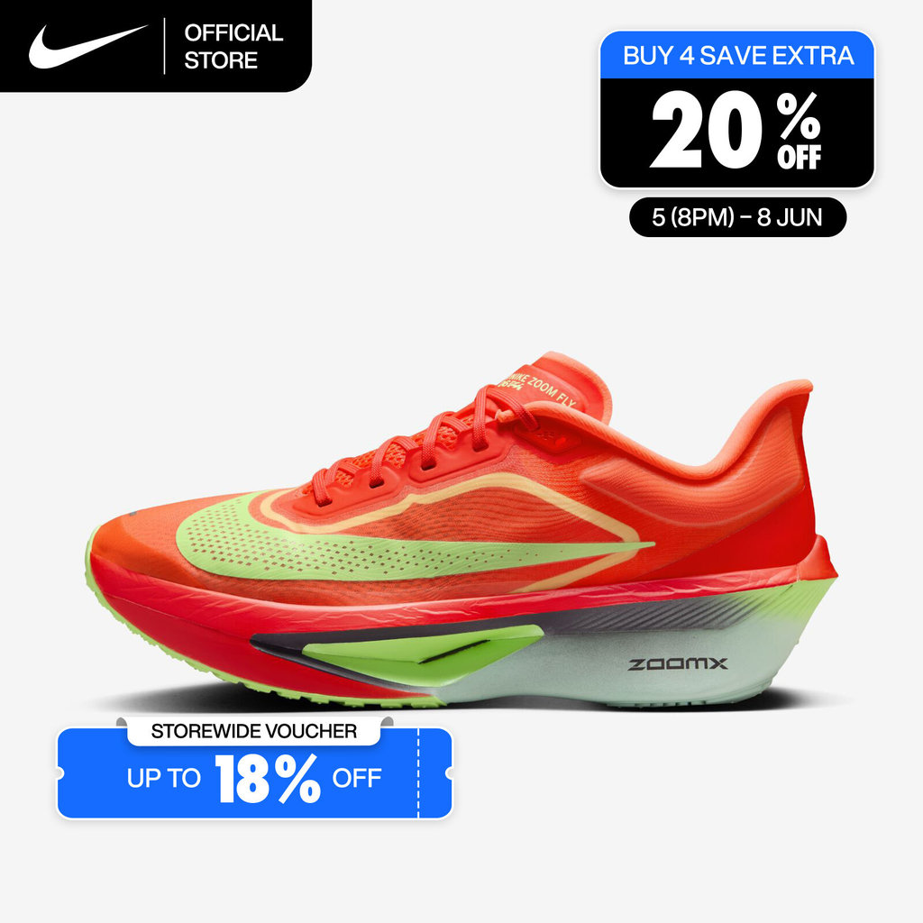 Nike Men's Zoom Fly 6 Road Running Shoes - Bright Crimson [FN8454-601]