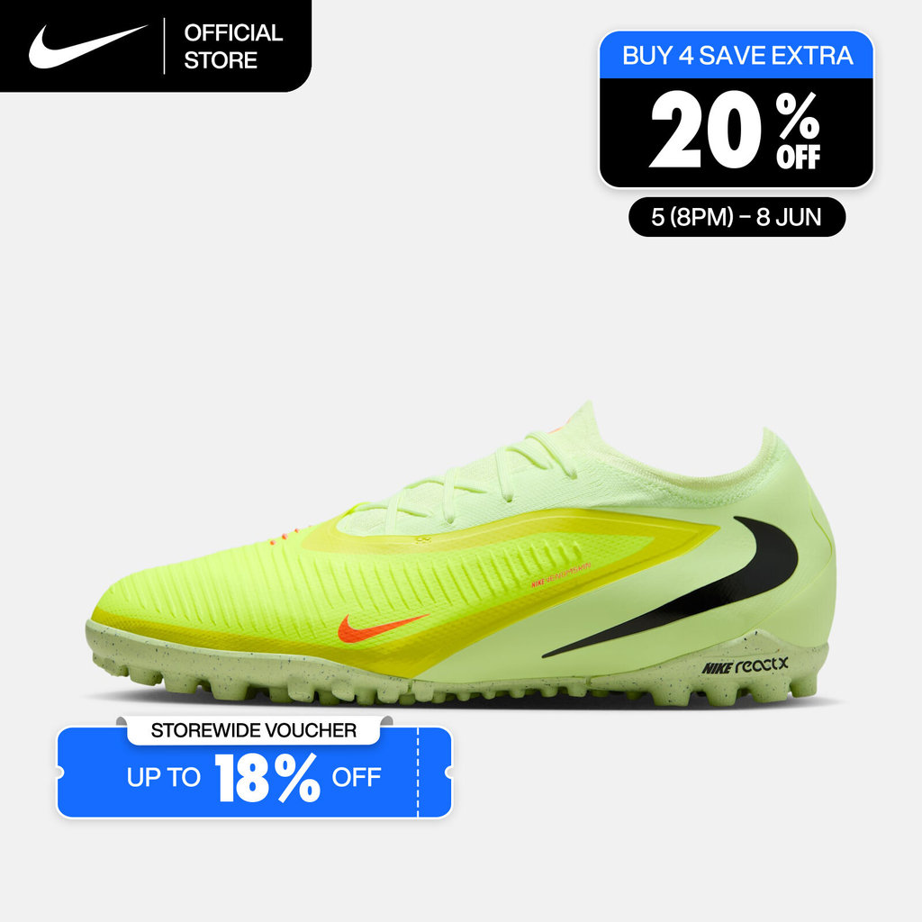 Nike Men's Phantom 6 Low Pro Turf Soccer Shoes - Hyper Crimson [HJ4123-800]