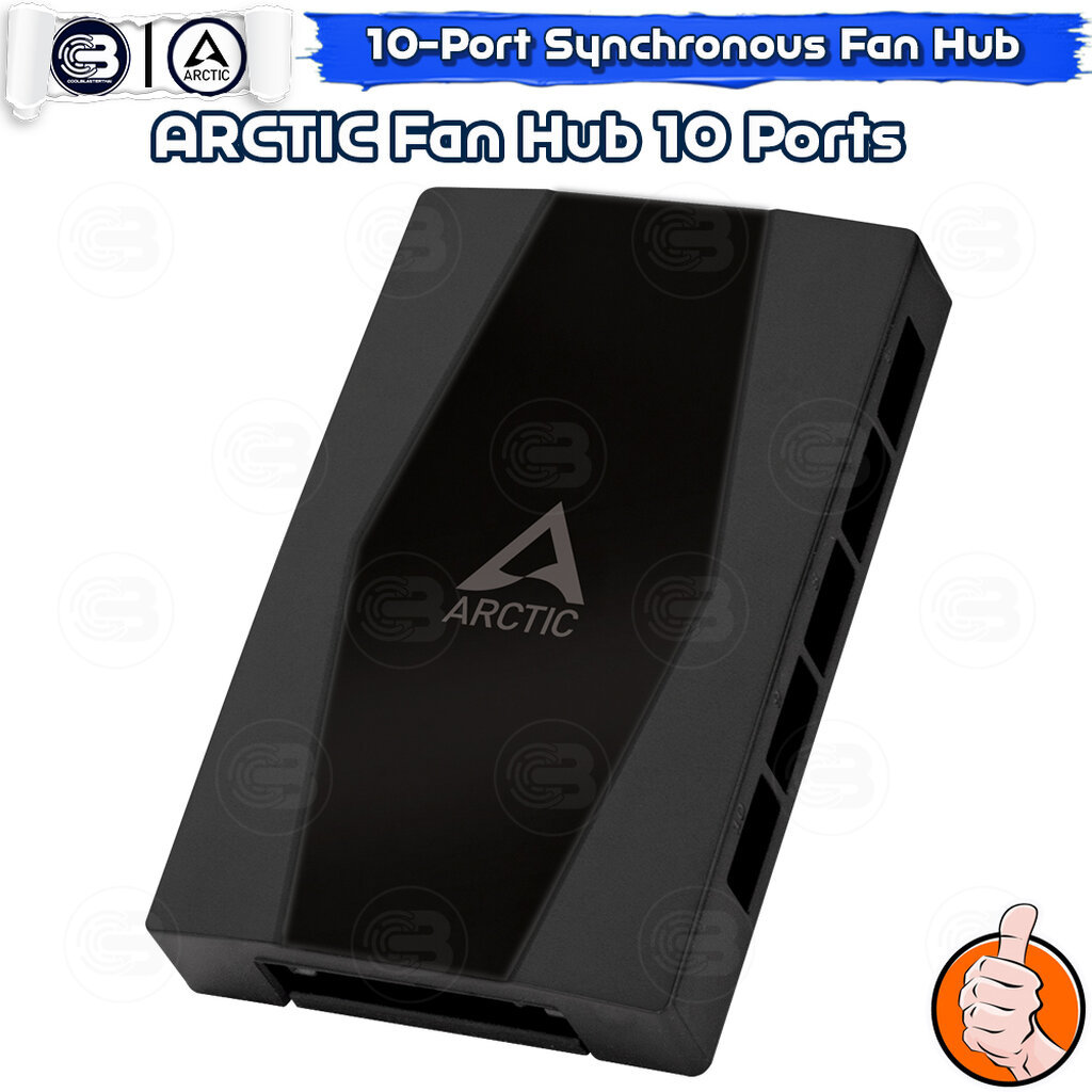 [CoolBlasterThai] Arctic Case Fan Hub 10 Port with SATA Power ประกัน 6 ปี