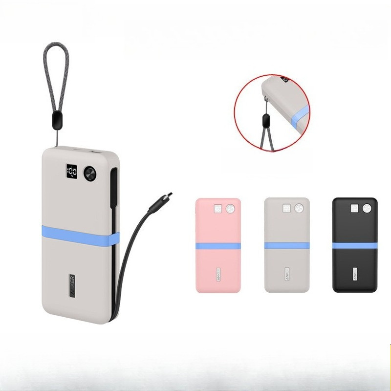 สีทึบซิลิโคนอ่อนนุ่มสําหรับ Anker 20000mAh 87W MAX A1383 Power Bank กันกระแทกป้องกันกรณี