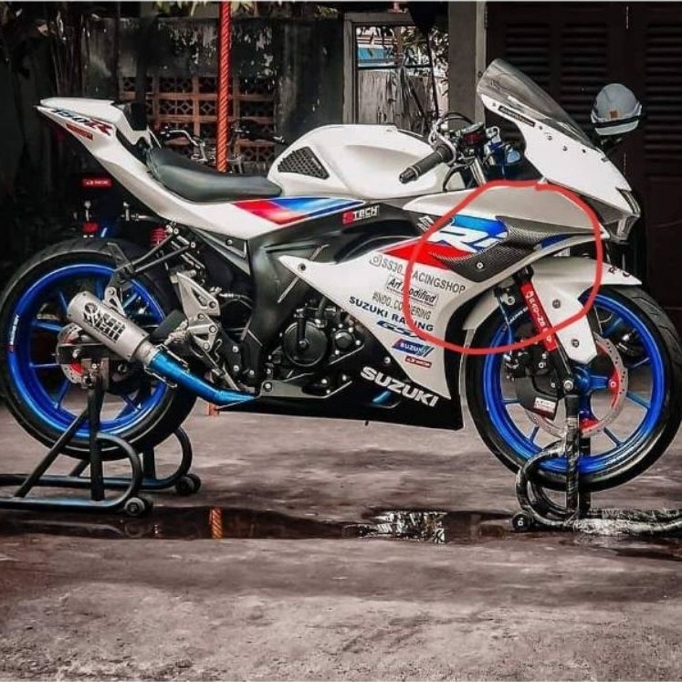 Aero Winglet GSX R150 Carbon Winglet Wing Suzuki GSX R150 Aero Fairing GSX R150 Winglet