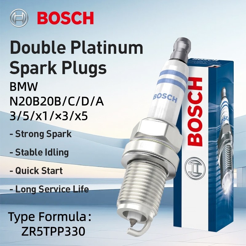 Bosch Double Platinum Spark Plug Single Pack Adapter BMW N20B20B/C/D/A 3/5/x1/ 3/x5