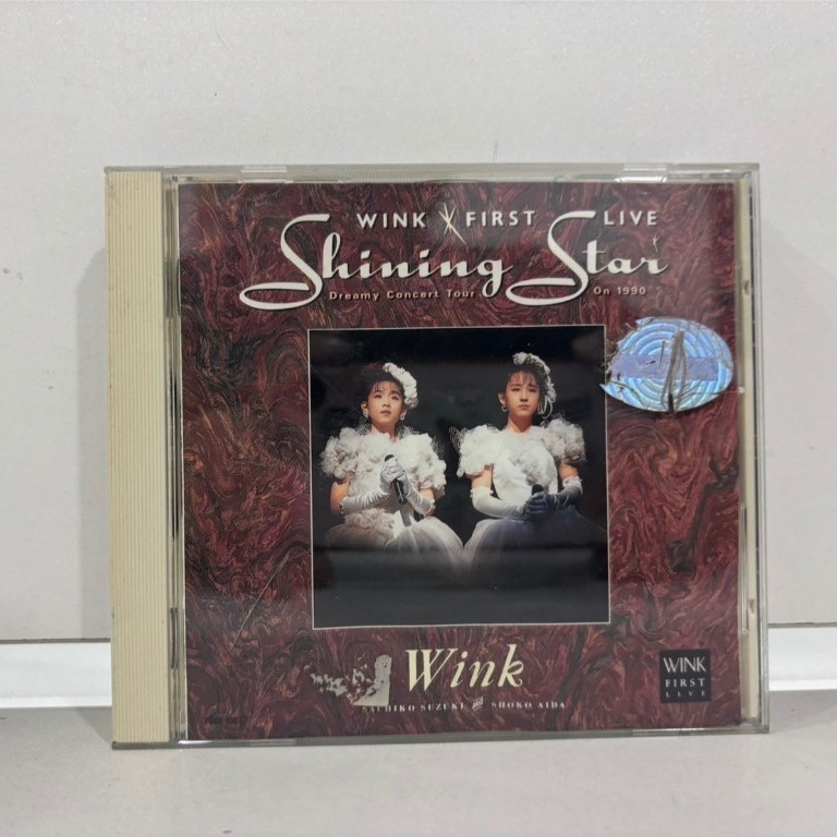 1 CD MUSIC  ซีดีเพลงสากล     WINK FIRST LIVE/SHINING STAR     (B11B28)