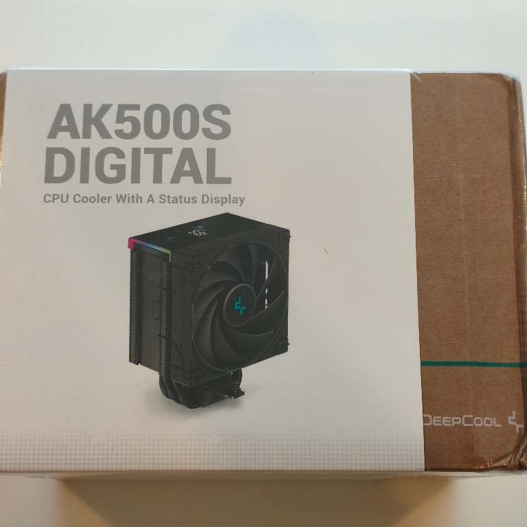 CPU AIR COOLER (พัดลมซีพียู) DEEPCOOL AK500S DIGITAL (LGA1851/1700/AM5/AM4) ของใหม่มือ1 ไม่แกะซีล ปร