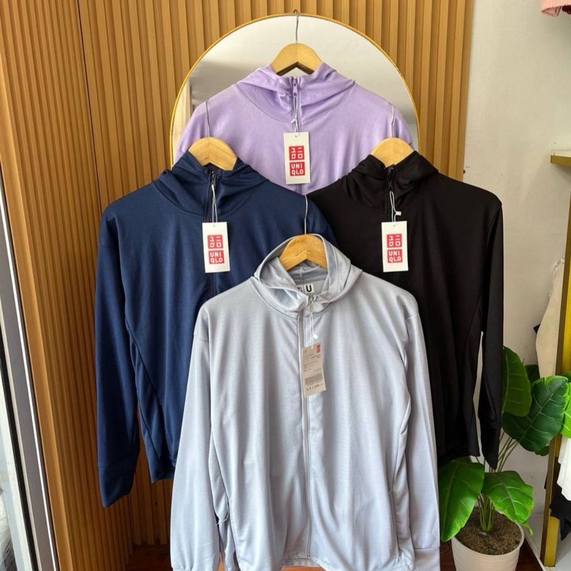 เสื้อแจ็คเก็ต milano dryfit Uniqlo