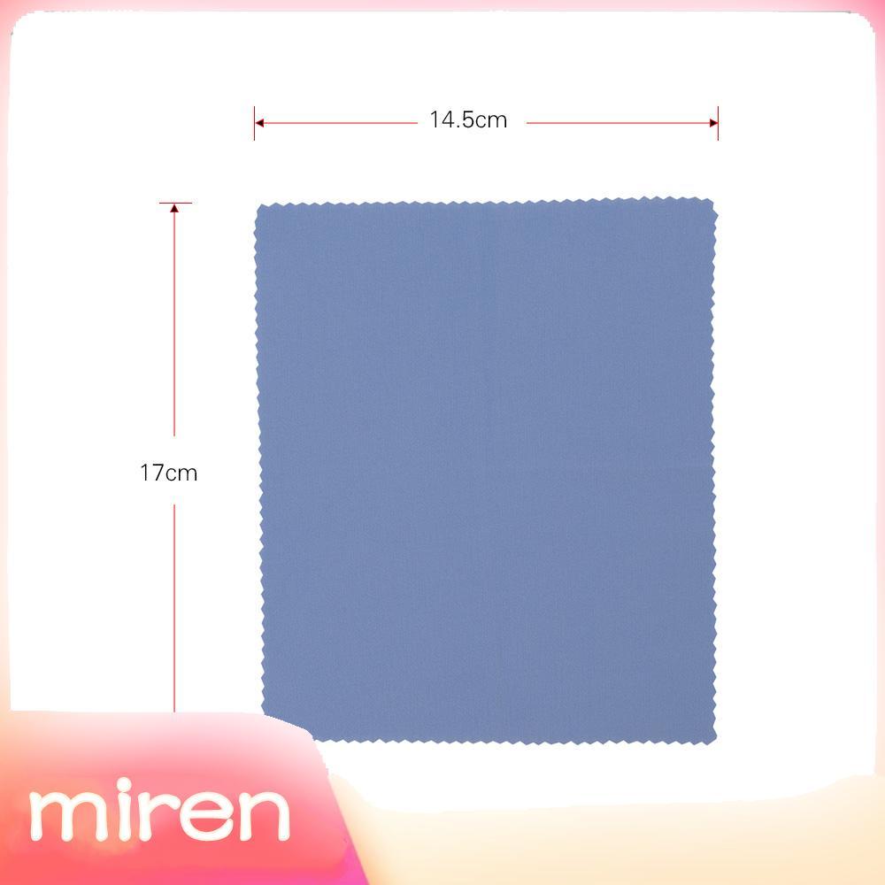 miren-th ผ้าทำความสะอาดเครื่องดนตรี ผ้าไมโครไฟเบอร์เนื้อนุ่ม ขัดเครื่องสายสำหรับกีต้าร์ อูคูเลเล่ และไวโอลิน