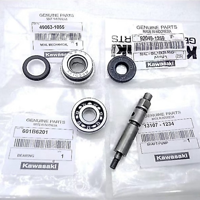 แพคเกจ AS 165 พัดลม LAHER BEARING SEAL SIL WATERPUMP ชุดปั๊มน้ํา NINJA S SS R RR OLD NINJA 2T KAWASAKI