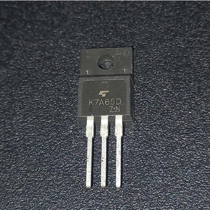 Mosfet FET K7A65D เดิม 7A65 7A65D K7A65 7n65 7n65c k7n65 k7n65d k7a65c toshib4 ori PSU 1