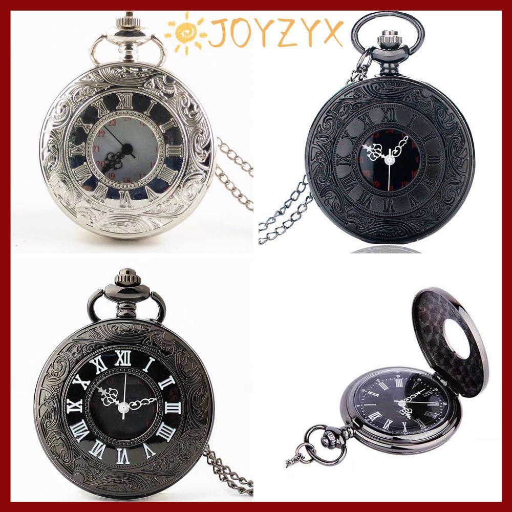 จัดส่งจากประเทศไทยJOYZYX Fob Watches Men Quartz Vintage Pocket Watch