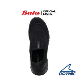 Bata บาจา Power รองเท้าผ้าใบสลิปออน ออกกำลังกายแบบสวม สำหรับผู้ชาย รุ่น BONDI สีเทา 8282849 สีดำ 8286849