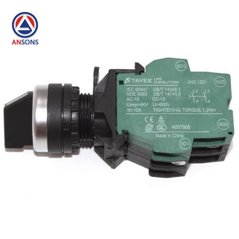 TAYEE LA42 XAA177HB6 XIZI OTIS สวิตช์แปลงลิฟต์ ตู้ควบคุมหลังคารถ ปุ่มบํารุงรักษา อะไหล่ลิฟต์