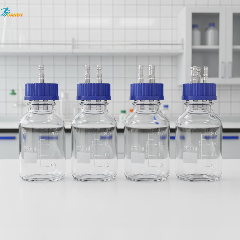 NDY GL45 Reactor Feed Cover Rust Proof สแตนเลสปิดผนึกฝาปิดสําหรับ Professional Lab การหมักการวิจัยกา