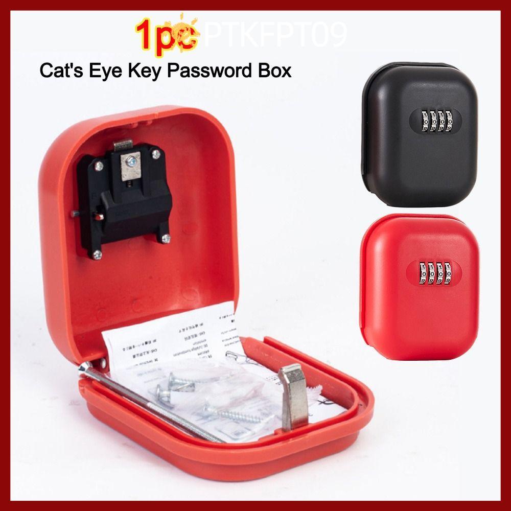 PTKFPT09 ตู้เซฟกุญแจ, กล่องรหัสผ่านกุญแจติดผนัง Weatherproof, กล่องรหัสล็อคประตูแบบไม่มีหมัดป้องกันการโจรกรรม Outdoor