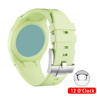 Swatch x AP Royal Pop Original Case Royal Oak Biocermic Ceramic Case+สายรัดซิลิโคนสําหรับ Swatch x AP Royal pop Pocket watch