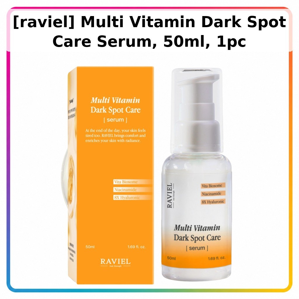 [raviel] Multi Vitamin Dark Spot Care Serum, 50ml, 1 ชิ้น / Korean Dark Spot Serum