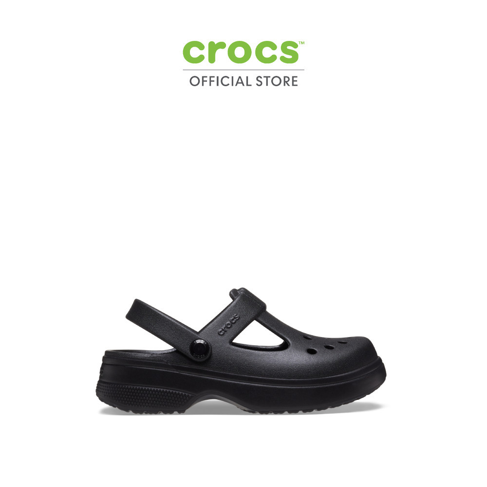 CROCS รองเท้าลำลองเด็ก CLASSIC MARY JANE CLOG รุ่น CS 210615-001 - BLACK