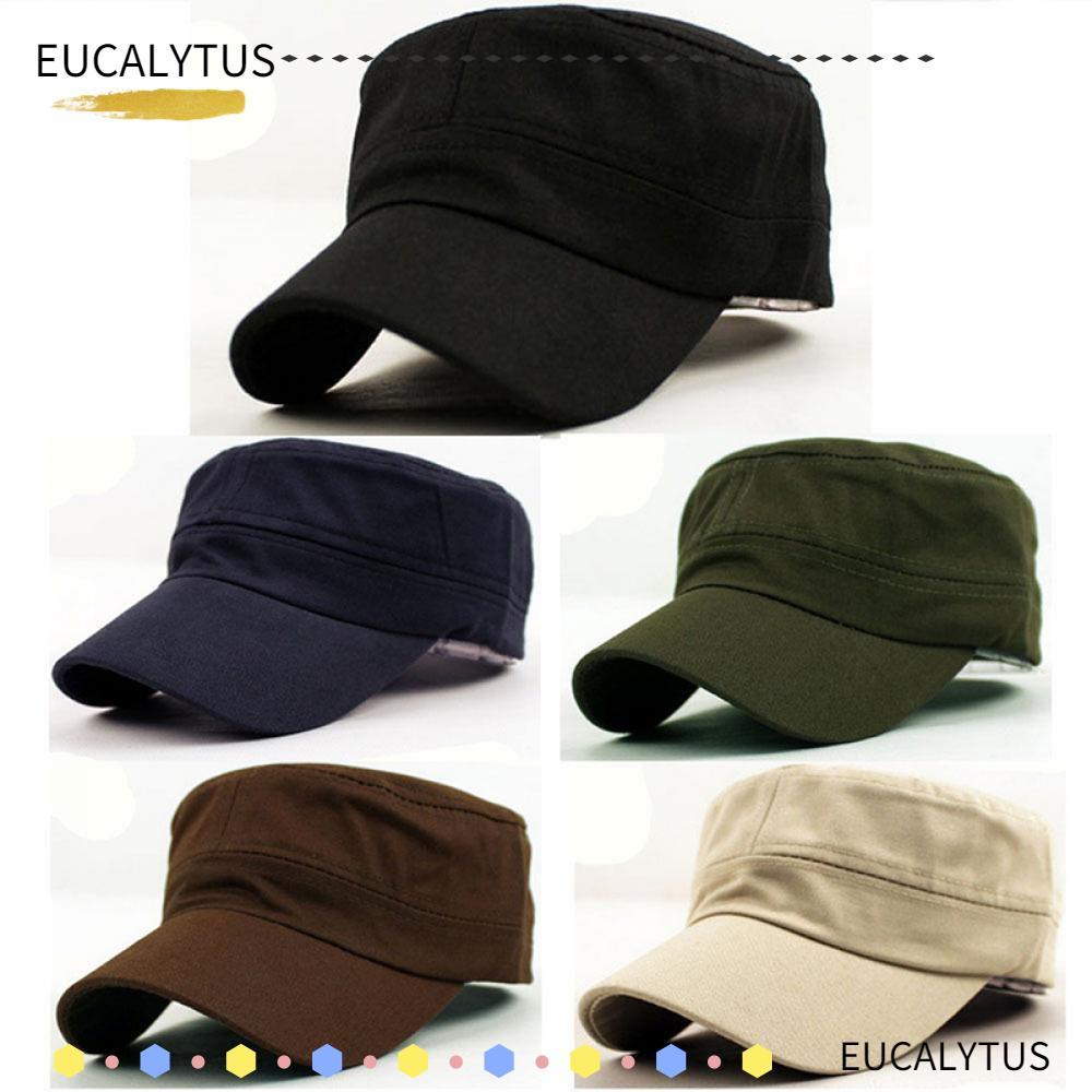 EUCALYTUSTH Plain Cap Vintage Outdoor Patrol ปรับได้
