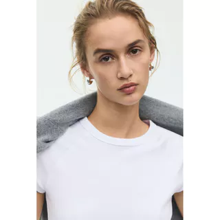 H&M(เอชแอนด์เอ็ม) เสื้อยืดแขนสไตล์แร็กแลน ผู้หญิง 1332194_4