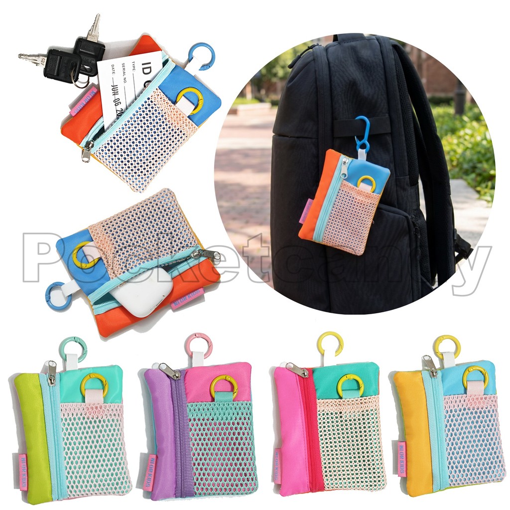 ใหม่ โดปามีน ผู้ถือบัตรตาข่ายที่มีสีสันจี้แสงอัลตร้าถุงเก็บขนาดเล็กอเนกประสงค์