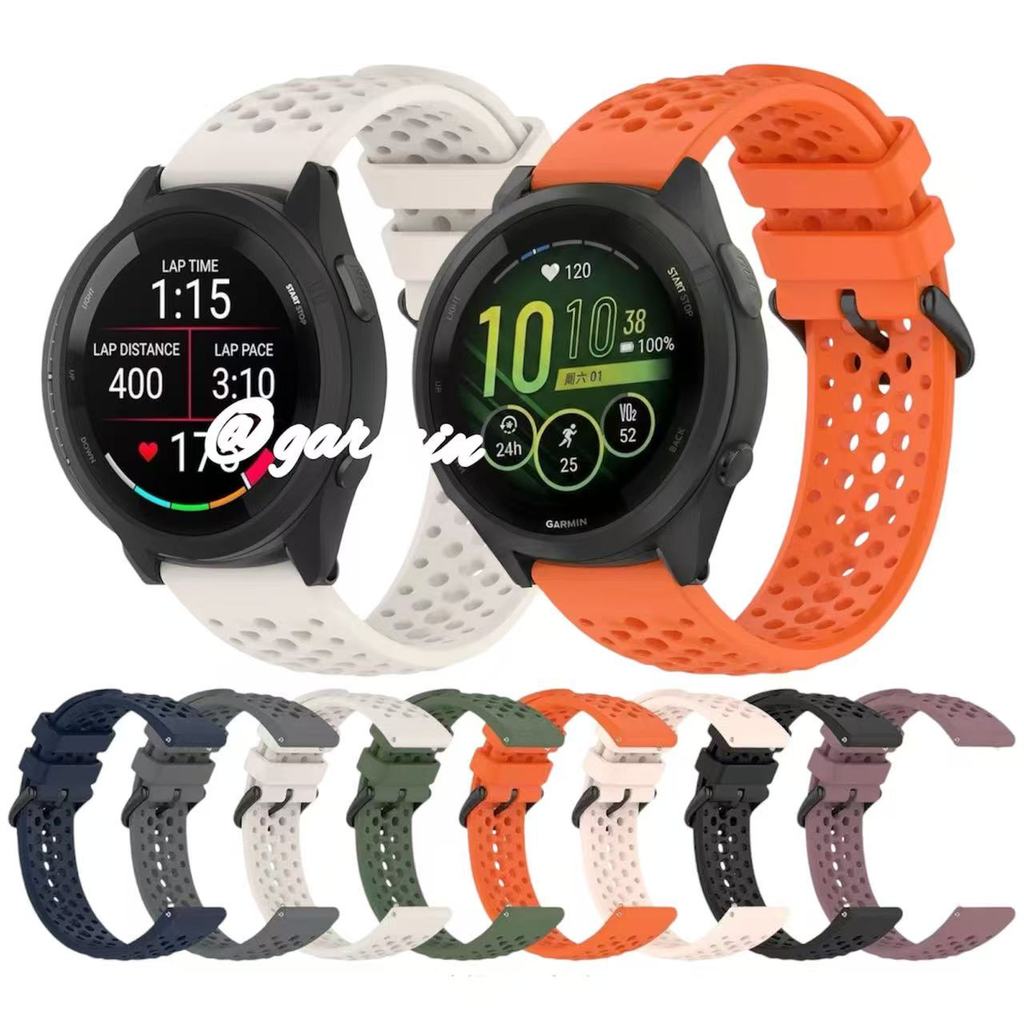 สายนาฬิกาGarmin570 47mm 265 265music 255 venu2 41mm venu3 45mm venu4 45mm vivoactive4สายชลิโคน